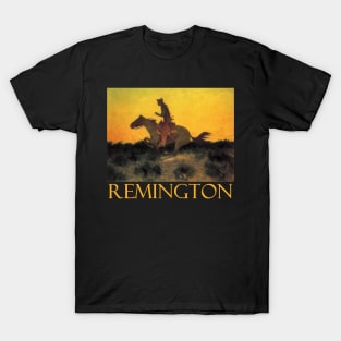 Against the Sunset (1906) by Frederic Remington T-Shirt